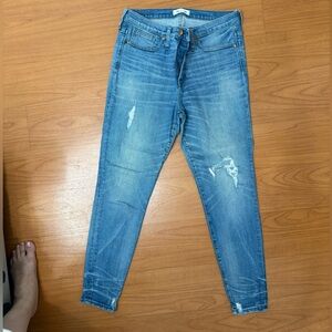 Madewell Light Blue Skinny Jeans